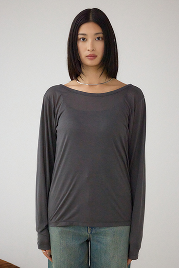 シアーロングスリーブTシャツ 詳細画像
