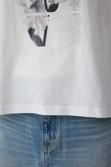 フラワーフォトTシャツ 詳細画像