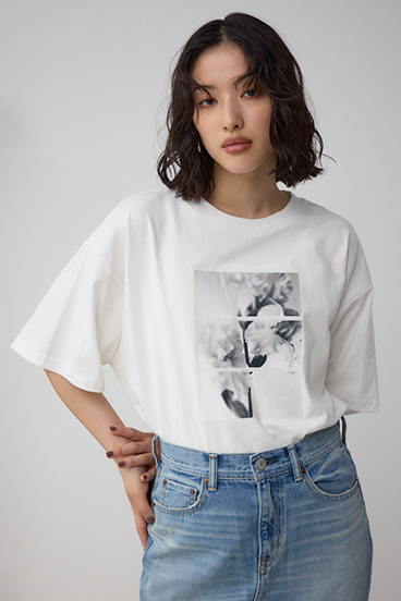 フラワーフォトTシャツ 詳細画像