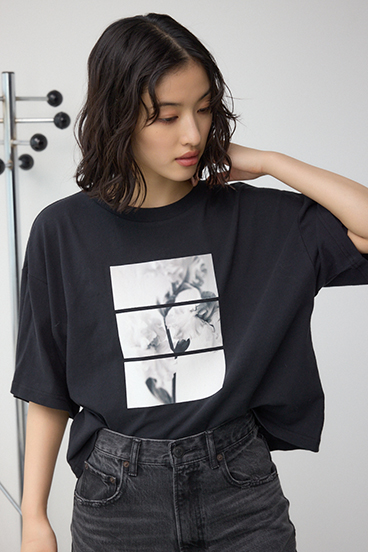 フラワーフォトTシャツ 詳細画像