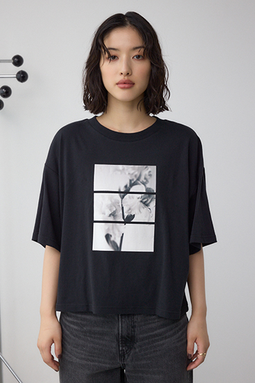 フラワーフォトTシャツ 詳細画像