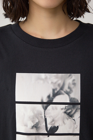 フラワーフォトTシャツ 詳細画像