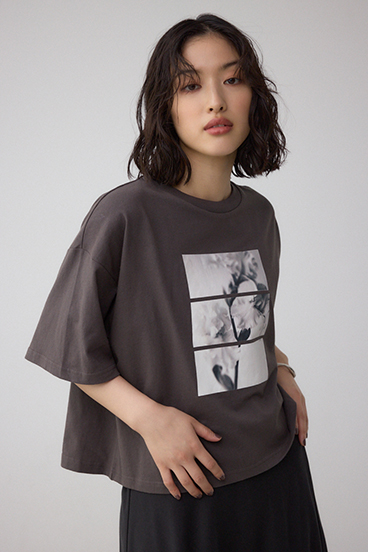 フラワーフォトTシャツ 詳細画像