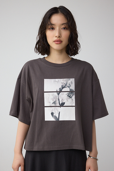フラワーフォトTシャツ 詳細画像
