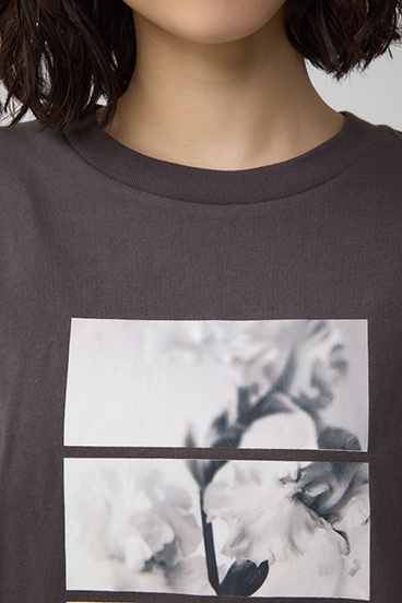 フラワーフォトTシャツ 詳細画像