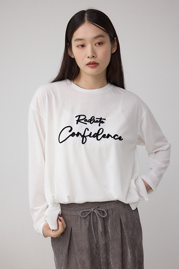 シシュウロゴロングスリーブTシャツ 詳細画像