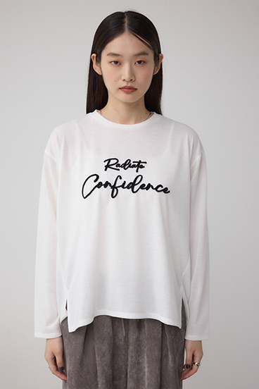 シシュウロゴロングスリーブTシャツ 詳細画像