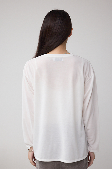 シシュウロゴロングスリーブTシャツ 詳細画像