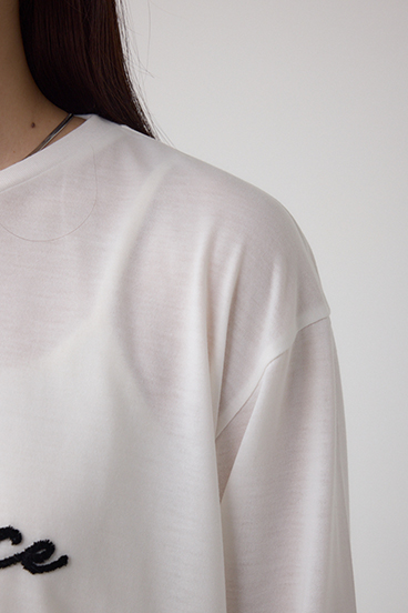 シシュウロゴロングスリーブTシャツ 詳細画像