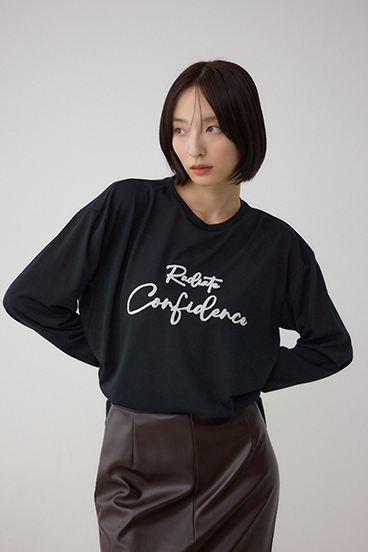 シシュウロゴロングスリーブTシャツ 詳細画像