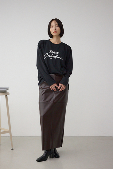 シシュウロゴロングスリーブTシャツ 詳細画像