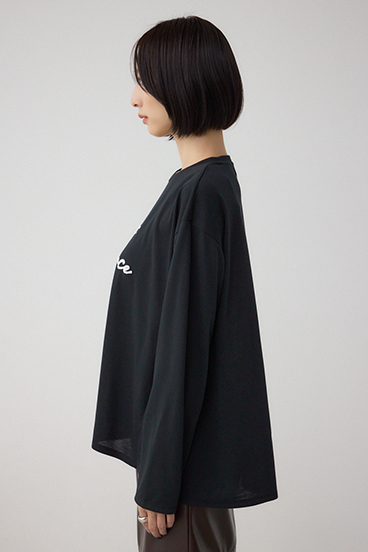 シシュウロゴロングスリーブTシャツ 詳細画像