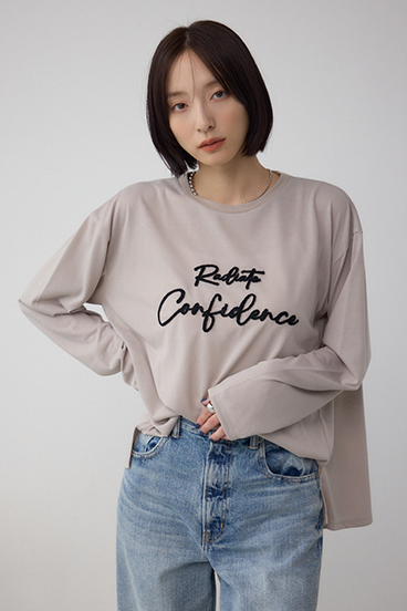 シシュウロゴロングスリーブTシャツ 詳細画像