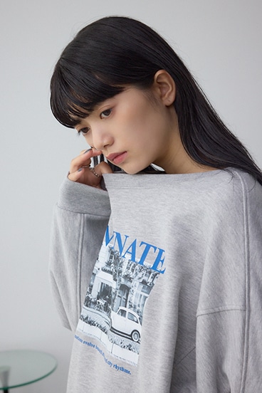 フォトプリントスウェット 詳細画像