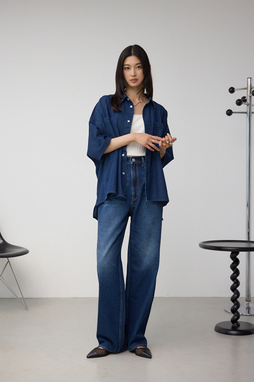 C/T冷感イージーワイドデニム 詳細画像