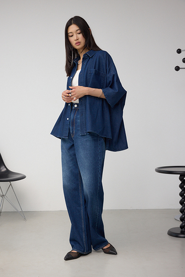 C/T冷感イージーワイドデニム 詳細画像