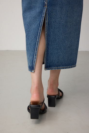 C/T冷感サイドゴムデニムスカート 詳細画像