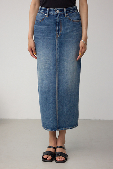 C/T冷感サイドゴムデニムスカート 詳細画像