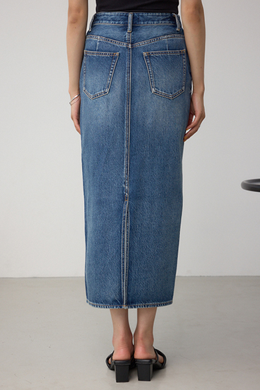 C/T冷感サイドゴムデニムスカート 詳細画像