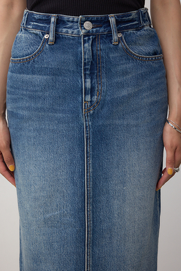 C/T冷感サイドゴムデニムスカート 詳細画像