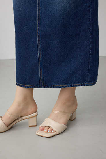 C/T冷感サイドゴムデニムスカート 詳細画像