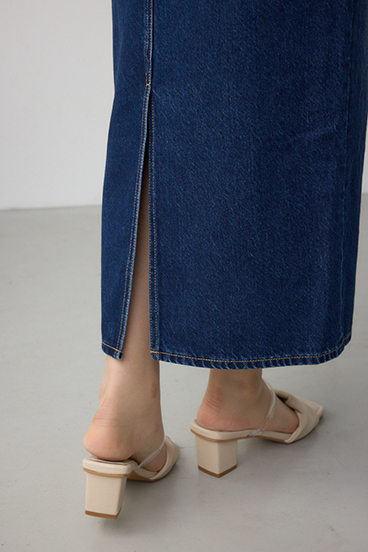 C/T冷感サイドゴムデニムスカート 詳細画像