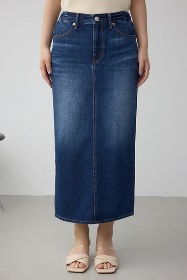 C/T冷感サイドゴムデニムスカート 詳細画像