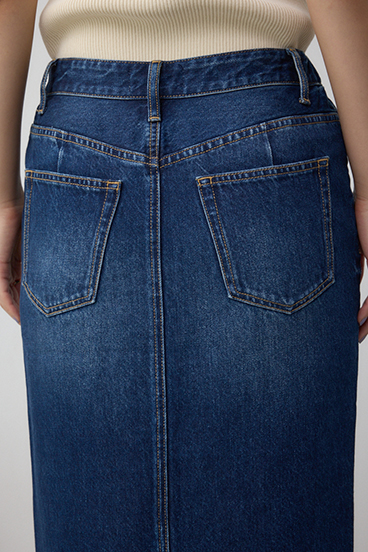 C/T冷感サイドゴムデニムスカート 詳細画像