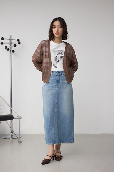 AZUL DENIM VENUSストレートスカート 詳細画像