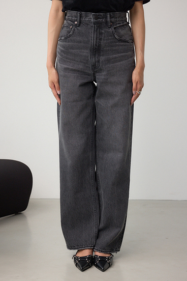 【WEB限定】AZUL DENIM ハイウエストワイドロング丈 詳細画像