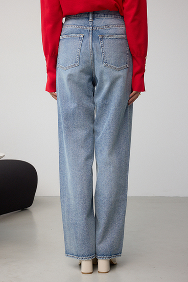 【WEB限定】AZUL DENIM ハイウエストワイドロング丈 詳細画像