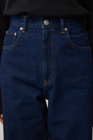 【WEB限定】AZUL DENIM ハイウエストワイドロング丈 詳細画像