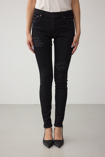 AZUL DENIM リペアスキニーデニム 詳細画像