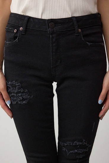 AZUL DENIM リペアスキニーデニム 詳細画像