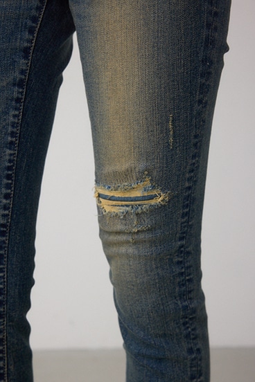 AZUL DENIM リペアスキニーデニム 詳細画像
