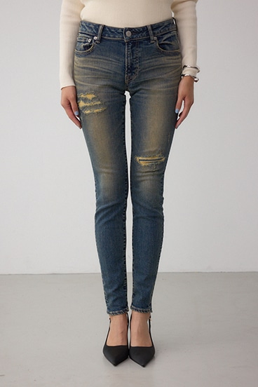 AZUL DENIM リペアスキニーデニム 詳細画像