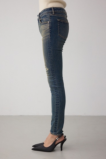 AZUL DENIM リペアスキニーデニム 詳細画像