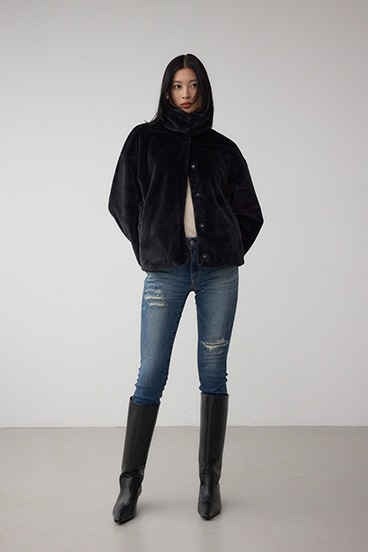 AZUL DENIM リペアスキニーデニム 詳細画像