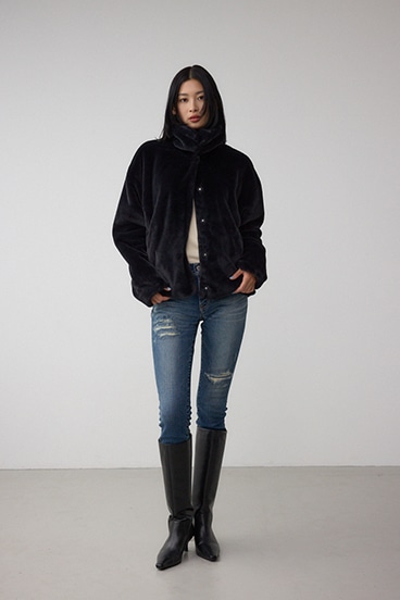 AZUL DENIM リペアスキニーデニム 詳細画像