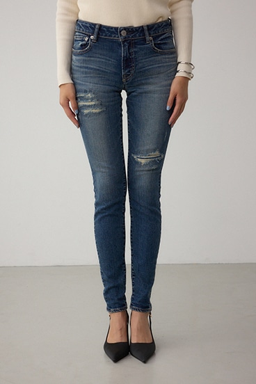 AZUL DENIM リペアスキニーデニム 詳細画像