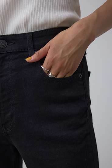 【WEB限定】AZUL DENIM フレアデニムロング丈 詳細画像