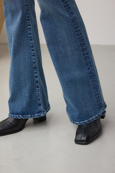 【WEB限定】AZUL DENIM フレアデニムロング丈 詳細画像