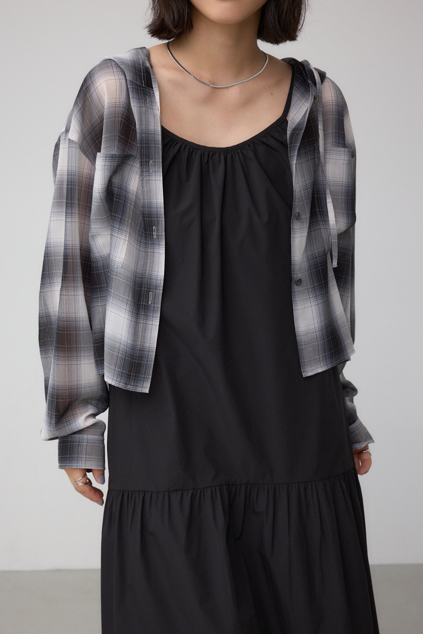 【10/13まで限定価格】チェックシャツ/アパートバイローリーズ オンブレラメチェックアシメシャツ(ブラウス)｜トップス｜FRAY