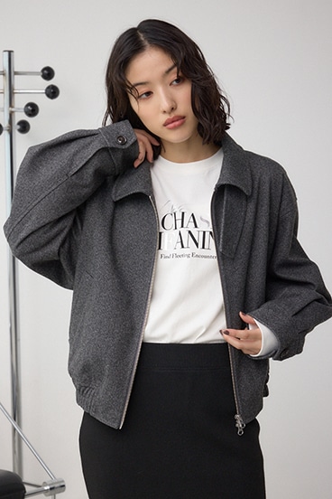 2WAY ジップブルゾン 詳細画像