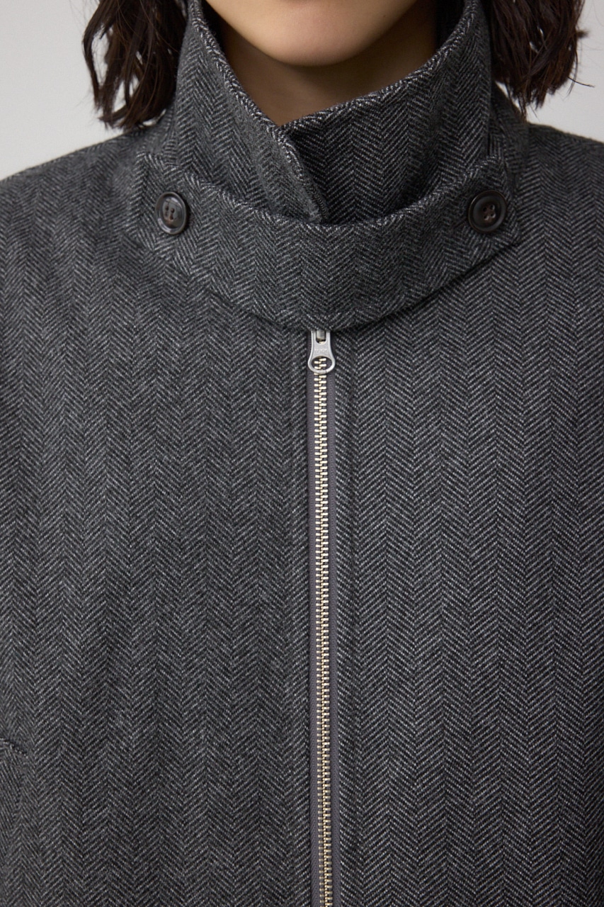 希少✨【バーバリーブルーレーベル】肩リボン2wayブルーデニム ジップブルゾン 希少✨【バーバリーブルーレーベル】肩リボン2wayブルーデニム