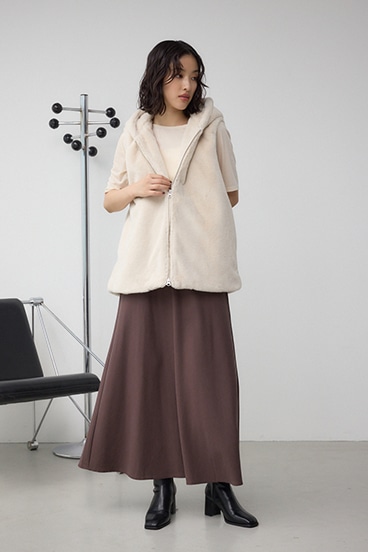 フードファーベスト｜WOMEN｜250IAB30-080H｜AZUL BY MOUSSY