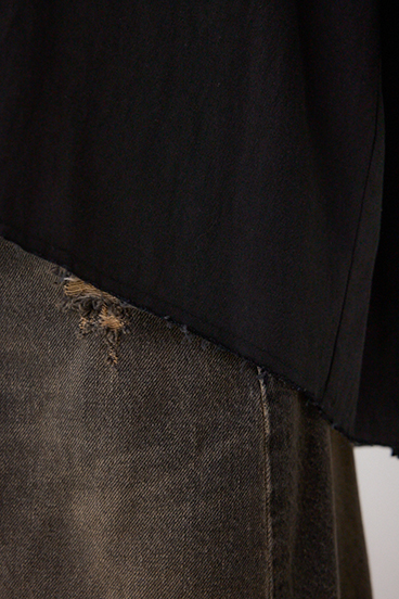 ラウンドヘムルーズシャツ 詳細画像