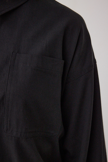 ラウンドヘムルーズシャツ 詳細画像