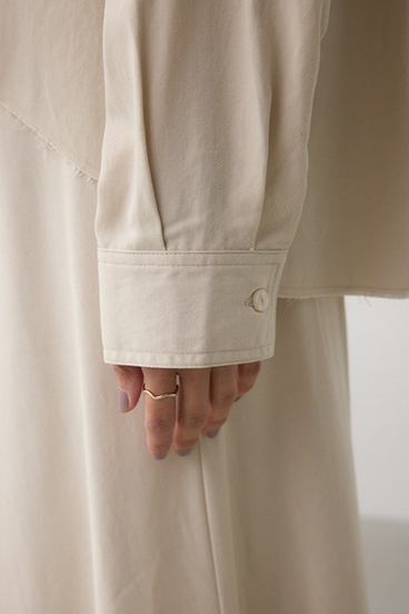 ラウンドヘムルーズシャツ 詳細画像