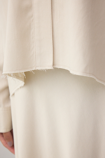 ラウンドヘムルーズシャツ 詳細画像